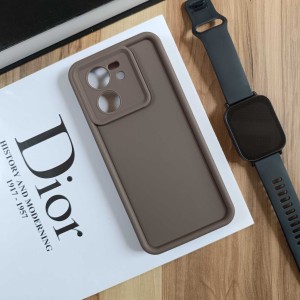 قاب Solid Case مدل Xiaomi MI 13T - قهوه ای