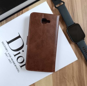 کیف موبایل مگنتی سامسونگ Galaxy  j7 Prime  - قهوه ای