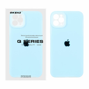 قاب Q Series سیلیکونی پاستیلی Apple iPhone 11 Pro - آبی (پک دار)