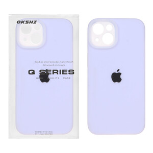 قاب Q Series سیلیکونی پاستیلی Apple iPhone 13 / iPhone 14 - یاسی (پک دار)