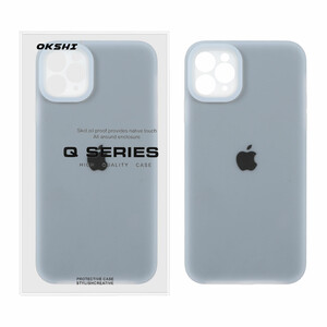 قاب Q Series سیلیکونی پاستیلی Apple iPhone 11 Pro - خاکستری (پک دار)