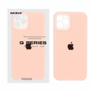 قاب Q Series سیلیکونی پاستیلی Apple iPhone 11 Pro - گلبهی (پک دار)