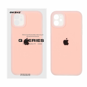 قاب Q Series سیلیکونی پاستیلی Apple iPhone 11 - گلبهی (پک دار)