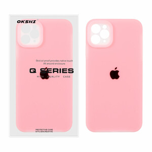 قاب Q Series سیلیکونی پاستیلی Apple iPhone 11 Pro - صورتی (پک دار)