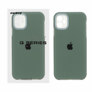 قاب Q Series سیلیکونی پاستیلی Apple iPhone 11 - سبز (پک دار)
