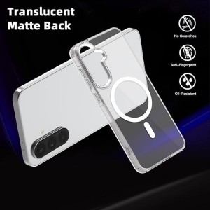 قاب شفاف Xiaomi Redmi 15C / Poco C85 با قابلیت شارژ NTC - MagSafe (پک دار)