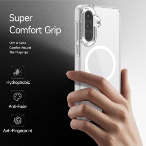 قاب شفاف Xiaomi Redmi 15C / Poco C85 با قابلیت شارژ NTC - MagSafe (پک دار)