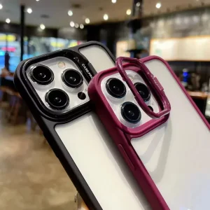 قاب Case Pro استندشو  Samsung Galaxy A15 - زرشکی