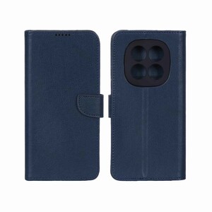 کیف چرمی موبایل مگنتی محافظ لنزدار KRF مدل Xiaomi Redmi Note 15 Pro 4G - سرمه ای