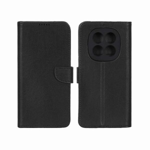 کیف چرمی موبایل مگنتی محافظ لنزدار KRF مدل Xiaomi Redmi Note 15 Pro 4G - مشکی