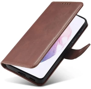 کیف چرمی موبایل مگنتی محافظ لنزدار KRF مدل Xiaomi Redmi Note 15 Pro 4G - مشکی