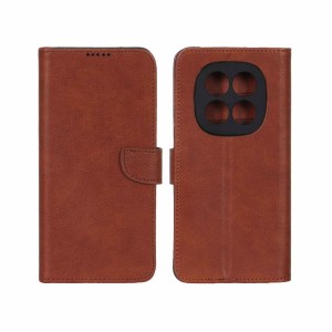 کیف چرمی موبایل مگنتی محافظ لنزدار KRF مدل Xiaomi Redmi Note 15 Pro 4G - قهوه ای