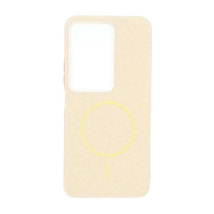 قاب اکلیلی پشت سخت طرح مگ سیف Xiaomi Redmi 15 4G - زرد