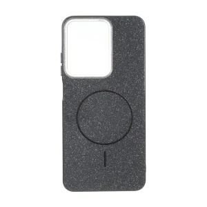 قاب اکلیلی پشت سخت طرح مگ سیف Xiaomi Redmi A5 / Poco C71 - مشکی