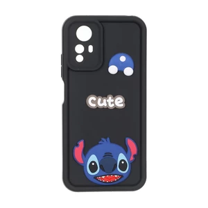 قاب Solid Case عروسک برجسته محافظ لنزدار Xiaomi Redmi Note 12S - مشکی