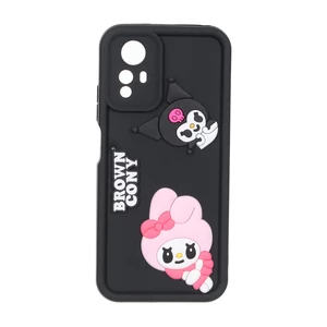 قاب Solid Case عروسک برجسته محافظ لنزدار Xiaomi Redmi Note 12S - مشکی کد 2