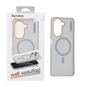 قاب اورجینال Syndee مات Magsafe مدل Xiaomi Redmi A5 / Poco C71 - خاکستری (پک دار)