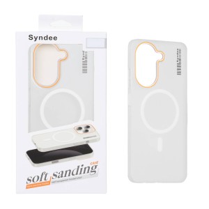 قاب اورجینال Syndee مات Magsafe مدل Xiaomi Redmi A5 / Poco C71 - سفید (پک دار)