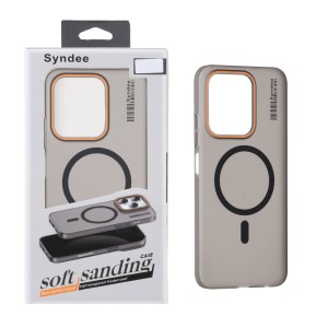 قاب اورجینال Syndee مات Magsafe مدل Xiaomi Redmi 15C / Poco C85 - مشکی (پک دار)