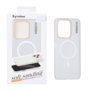 قاب اورجینال Syndee مات Magsafe مدل Xiaomi Redmi 15C / Poco C85 - سفید (پک دار)