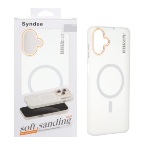 قاب اورجینال Syndee پشت مات MagSafe مدل Samsung Galaxy A07 - سفید (پک دار )
