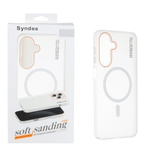 قاب اورجینال Syndee پشت مات MagSafe مدل Samsung Galaxy A17 / A26 - سفید (پک دار)