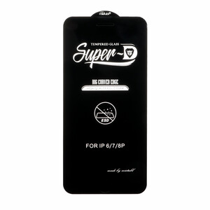 محافظ صفحه نمایش شیشه ای Apple iPhone 6 ‌Plus / iPhone 6S Plus / iPhone 7 Plus / iPhone 8 Plus - Full Cover Super D Mietubl - ESD - مشکی (بدون پک) - NTC ORG