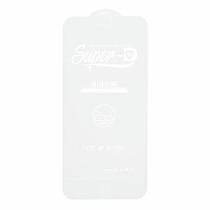 محافظ صفحه نمایش شیشه ای Apple iPhone 6 / iPhone 7 / iPhone 8 / iPhone SE (2020) / SE (2022) - Full Cover Super D Mietubl - ESD - سفید (بدون پک) - NTC ORG