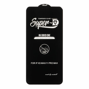 محافظ صفحه نمایش شیشه ای Apple iPhone 11 Pro Max / iPhone X Max / iPhone Xs Max - Full Cover Super D Mietubl - ESD - مشکی (بدون پک) - NTC ORG