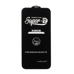 محافظ صفحه نمایش شیشه ای Samsung Galaxy S23 FE / A54 / Honor 400 - Full Cover Super D Mietubl - ESD - مشکی (بدون پک) - NTC ORG