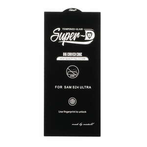 محافظ صفحه نمایش شیشه ای Samsung Galaxy S24 Ultra - Full Cover Super D Mietubl - ESD - مشکی (بدون پک) - NTC ORG