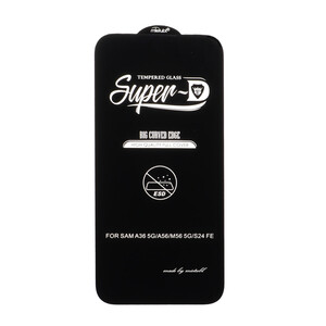 محافظ صفحه نمایش شیشه ای Samsung Galaxy S25 FE / S24 FE / A56 / A36 - Full Cover Super D Mietubl - ESD - مشکی (بدون پک) - NTC ORG