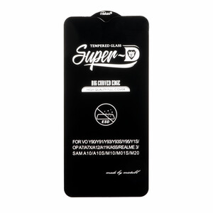 محافظ صفحه نمایش شیشه ای Samsung Galaxy A10 / A10s / M10 / M20 / M01s - Full Cover Super D Mietubl - ESD - مشکی (بدون پک) - NTC ORG