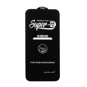محافظ صفحه نمایش شیشه ای Samsung Galaxy A35 / A55 - Full Cover Super D Mietubl - ESD - مشکی (بدون پک) - NTC ORG