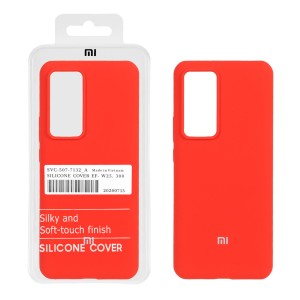 قاب سیلیکونی پاک کنی اورجینال درجه یک Xiaomi Mi 12T / Mi 12T Pro / Redmi K50 - قرمز (پک دار)