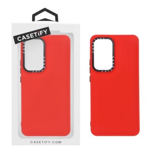 قاب casetify پافر ساده Xiaomi Mi 12T / Mi 12T Pro / Redmi K50 - قرمز (پک دار)