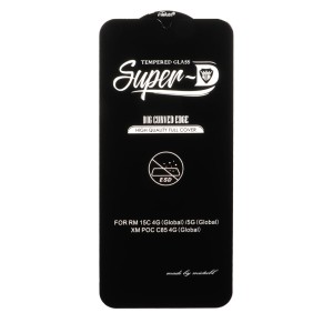 محافظ صفحه نمایش شیشه ای Xiaomi Redmi 15C / Poco C85 - Full Cover Super D Mietubl - ESD - مشکی (بدون پک) - NTC ORG