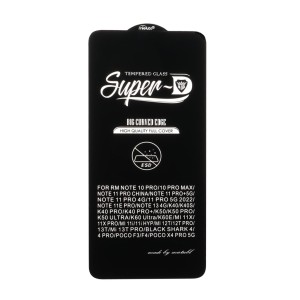 محافظ صفحه نمایش شیشه ای Xiaomi Redmi Note 13 4G / Poco M7 Pro 5G - Full Cover Super D Mietubl - ESD - مشکی (بدون پک) - NTC ORG