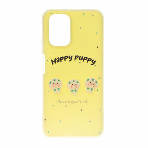 قاب Puppy دو لایه عروسک برجسته Xiaomi Redmi Note 10 4G / Redmi Note 10S / Poco M5S - زرد