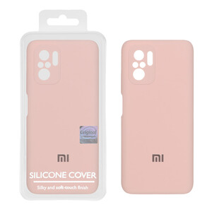 قاب سیلیکونی پاک کنی اورجینال Master Quality مدل Xiaomi Redmi Note 10 4G / Redmi Note 10S / Poco M5S - کرم نارنجی (پک دار)