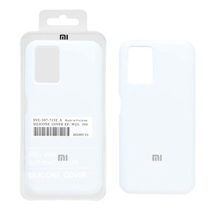 قاب سیلیکونی پاک کنی اورجینال درجه یک Xiaomi Redmi Note 10 4G / Redmi Note 10S / Poco M5S - سفید (پک دار)