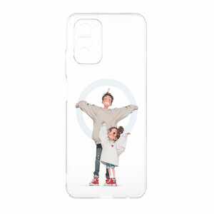 قاب Cute Girl طرح مگ سیف کریستالی Xiaomi Redmi Note 10 4G / Redmi Note 10S / Poco M5S - کد 1