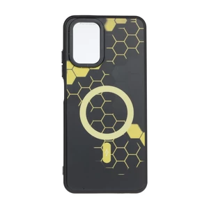 قاب Hexagon طرح مگ سیف Xiaomi Redmi Note 10 4G / Redmi Note 10S / Poco M5S - زرد