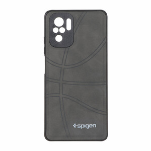 قاب طرح جیر Spigen بسکتبالی Xiaomi Redmi Note 10 4G / Redmi Note 10S / Poco M5S - خاکستری