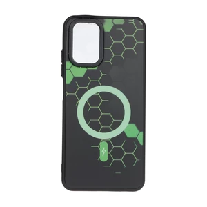 قاب Hexagon طرح مگ سیف Xiaomi Redmi Note 10 4G / Redmi Note 10S / Poco M5S - سبز