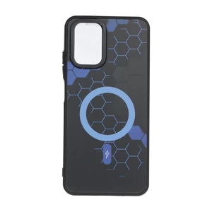 قاب Hexagon طرح مگ سیف Xiaomi Redmi Note 10 4G / Redmi Note 10S / Poco M5S - آبی