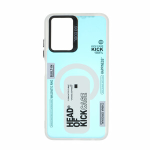 قاب SO COOL طرح مگ سیف Kick Case مدل Xiaomi Redmi Note 10 4G / Redmi Note 10S / Poco M5S - هفت رنگ