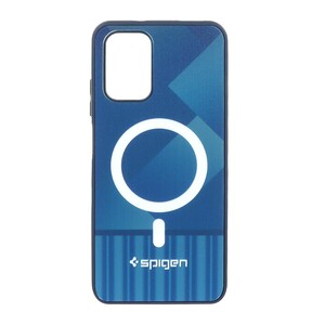 قاب Spigen طرح مگ سیف Xiaomi Redmi Note 10 4G / Redmi Note 10S / Poco M5S - سرمه ای