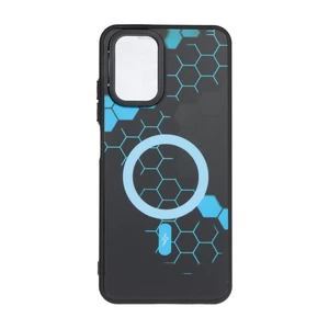 قاب Hexagon طرح مگ سیف Xiaomi Redmi Note 10 4G / Redmi Note 10S / Poco M5S - آبی روشن