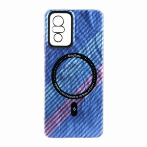 قاب اطلسی طرح مگ سیف هاشور محافظ لنزدار Xiaomi Redmi Note 10 4G / Redmi Note 10S / Poco M5S - کد 81